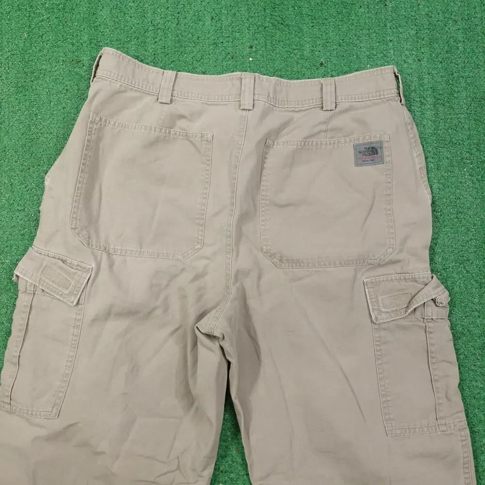 THE‎ NORTH FACE AF SERIES TAN DUCK CANVAS CARGO PANTS MENS SIZE 34 SHORT